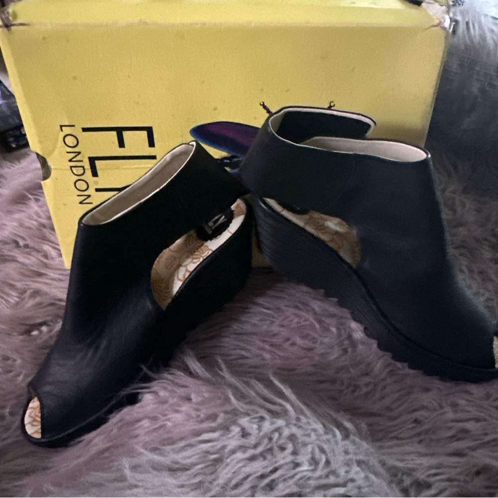 Fly london wedges. Brand new never worn size 10